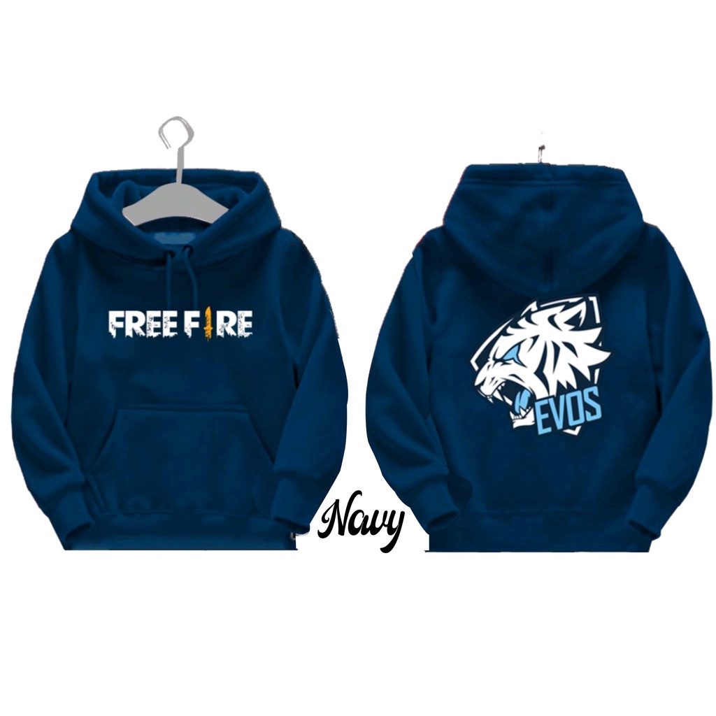 hoodie sweater free fire gratis tambah sablon nama / cetak nama group / nick name / lagi promo