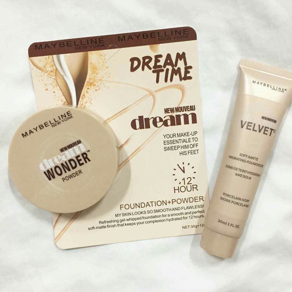 Maybelline New Dream Wonder Powder + Velvet Foundation velvet mika