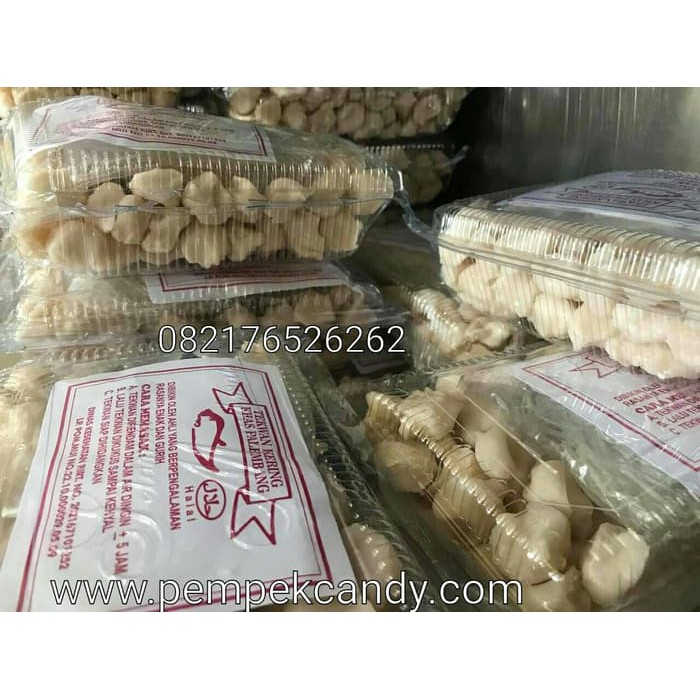 

Pempek Candy Paket 2pcs Tekwan Kering Bumbu