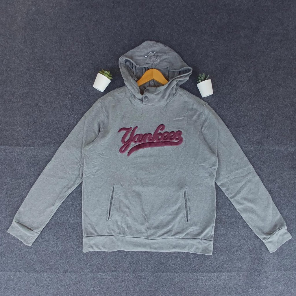 Jaket Hoodie Second Yankees Abu
