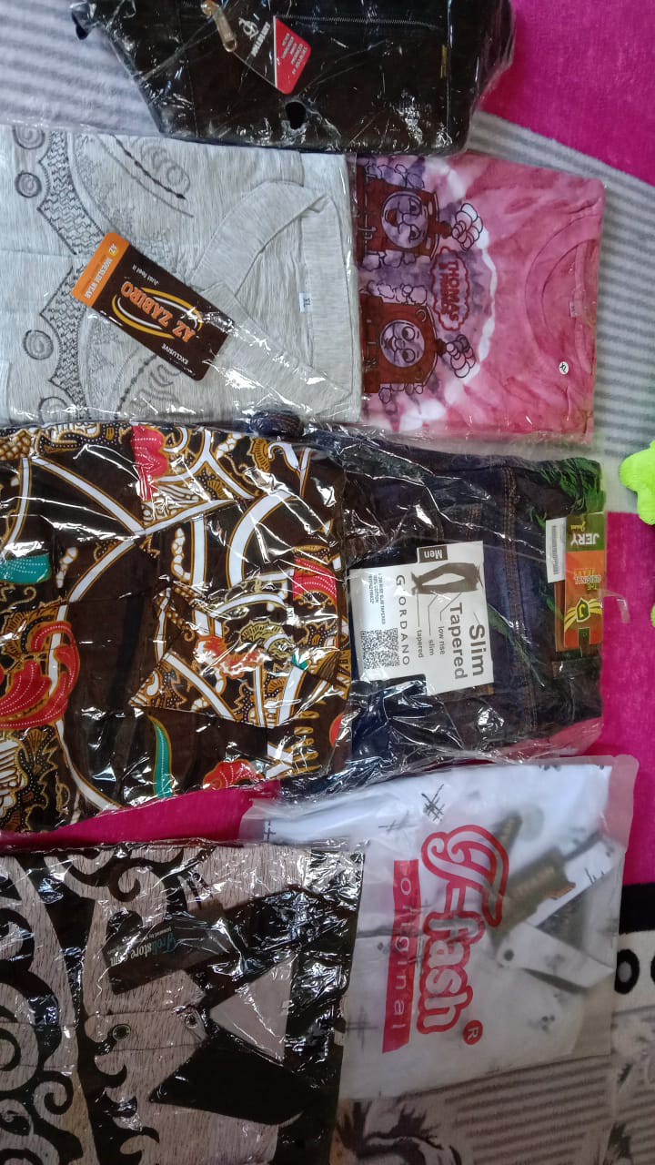 Trolistore Grosir Grup Kemeja Batik Lengan Panjang Batik Pasangan Kemeja Gamis Pasangan Kj