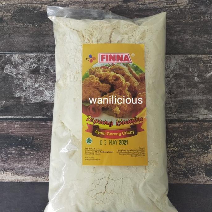 

Finna Tepung Bumbu Ayam Goreng Crispy 1kg.