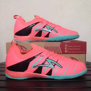  Sepatu  Futsal  Specs  Accelerator Velocity  19 IN Neon Pech 