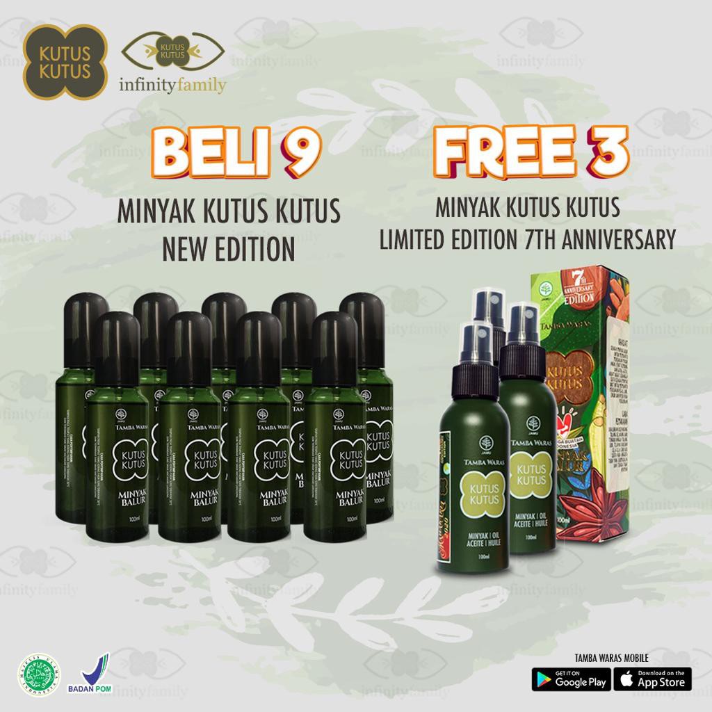Paket Hemat Minyak Kutus Kutus (BELI 9 GRATIS 3 MKK Limited Edition)