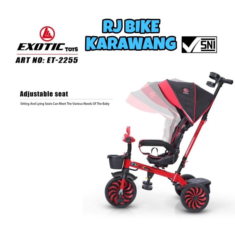 SEPEDA ANAK RODA TIGA TRICYCLE EXOTIC 2255