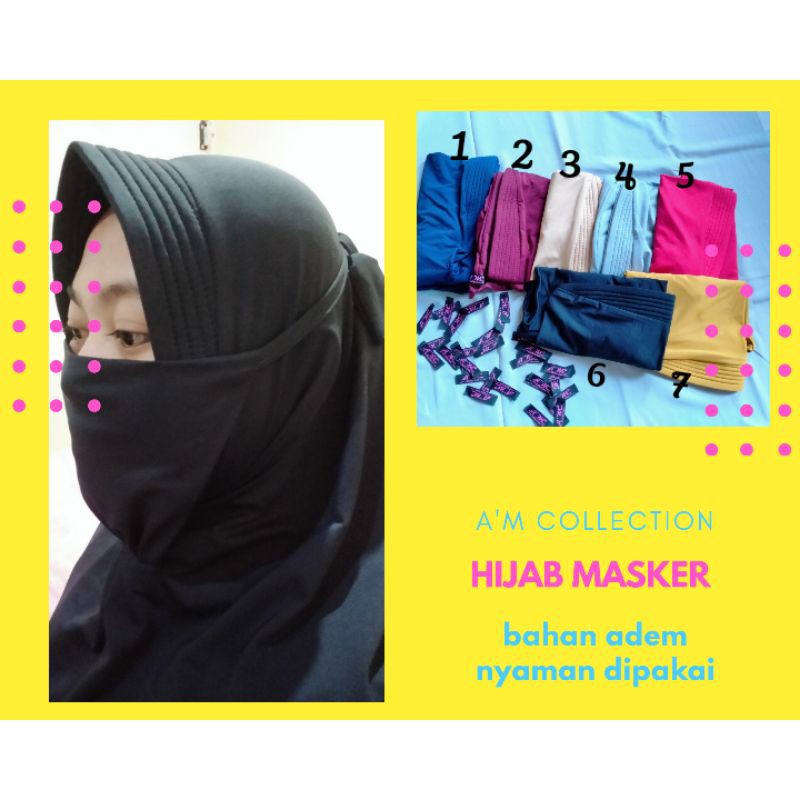 JILBAB MASKER / JILBAB INSTAN TERBARU ANRIA