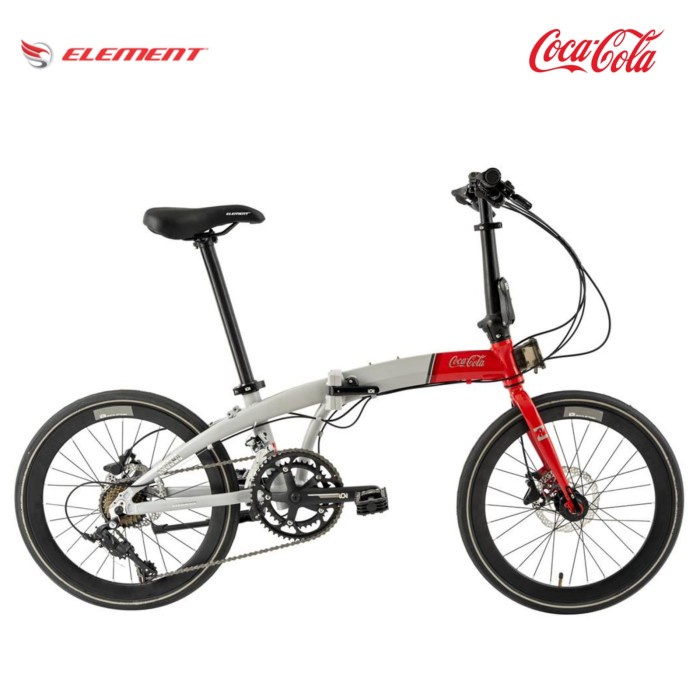 Sepeda Lipat 20 Element eCosmo Z8 2x8speed Shimano hidrolic