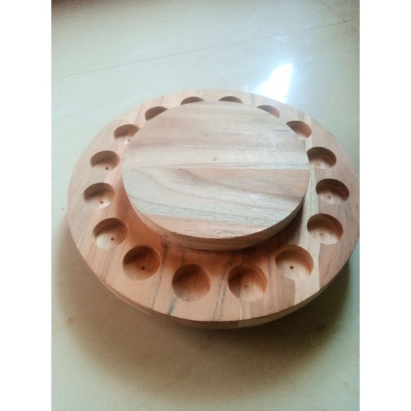 Rak oil essential 16 slot plus diffuser bundar bisa diputar full