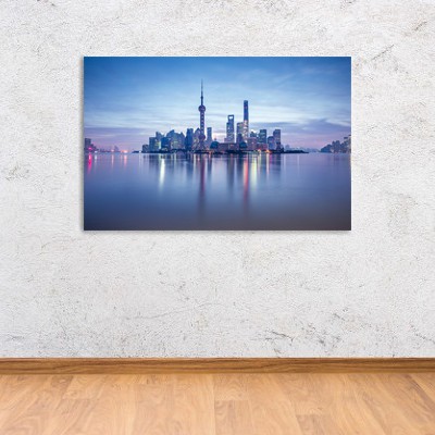 grosiramanah [TERMURAH] WALL DECOR CITY VIEW UKURAN 30 X 40