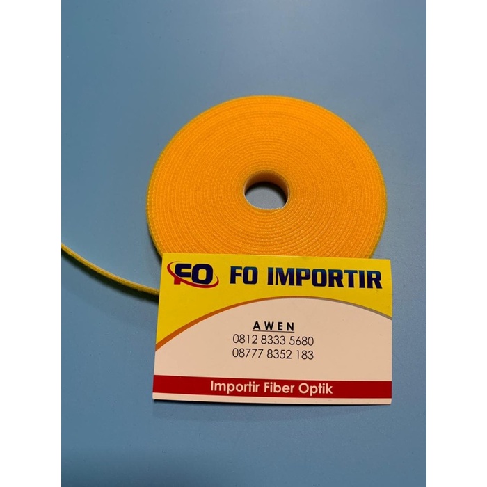 

PEREKAT-PENGIKAT- VELCRO PENGIKAT KABEL ( 5M ) FO/FIBER OPTIK - HITAM -PENGIKAT-PEREKAT.