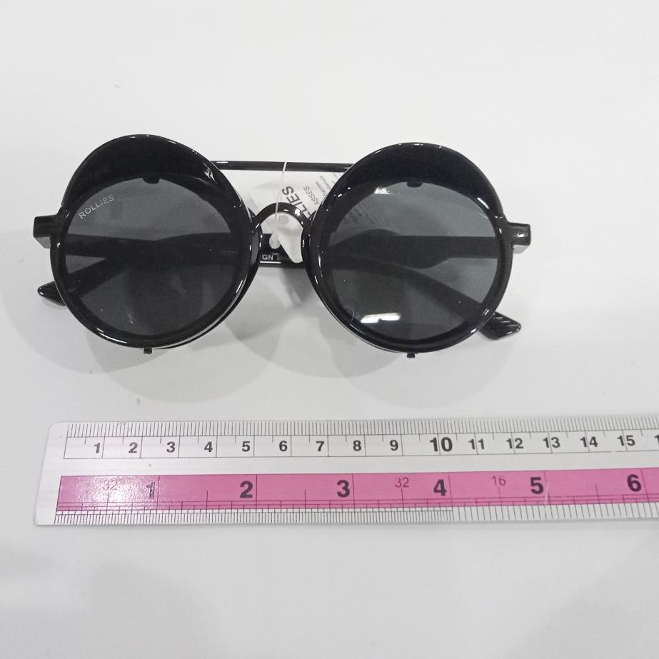 kacamata hitam bulat retro gothic vintage steampunk motor sunglasses laki-laki perempuan pria wanita