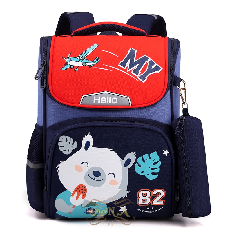 [MTOYS]  Tas Ransel Anak Cewek Import Motif  Imut + FREE Tempat Pensil Waterproof - Kualitas Premium - M0185