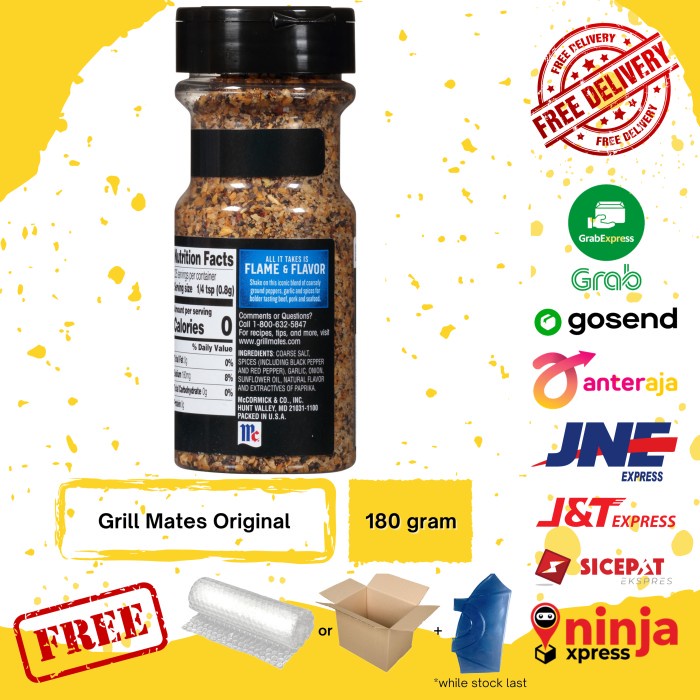 

Seasoning/Bumbu Steak Mccormick Grill Mates Montreal Steak 180G