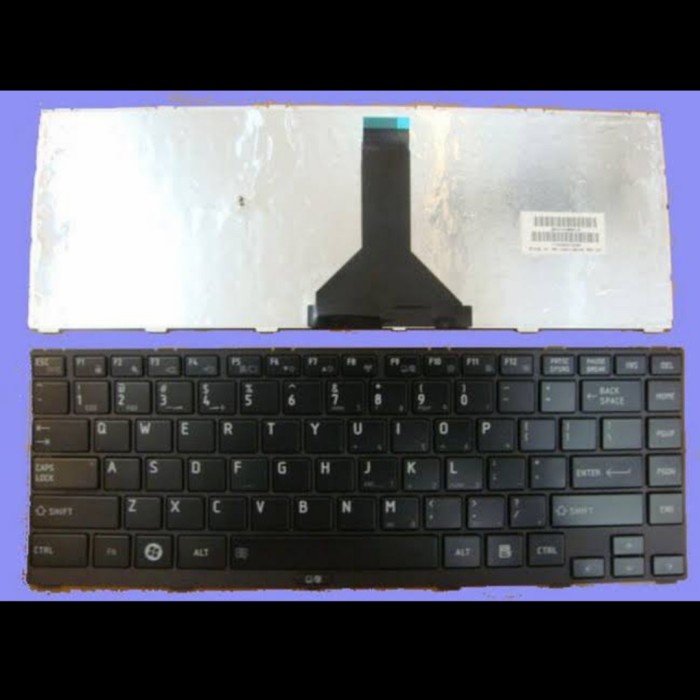 KEYBOARD TOSHIBA DYNABOOK R800 R840 R845 R850 R741 HITAM