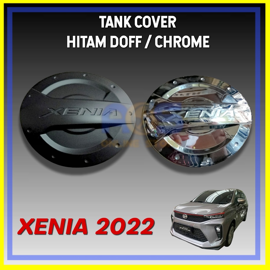 TANK COVER HITAM DOFF / CHROME ALL NEW XENIA 2022