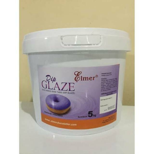 

Repack 250g Glaze Taro Elmer / Saus Manis Taro / Filling Taro / Selai Taro