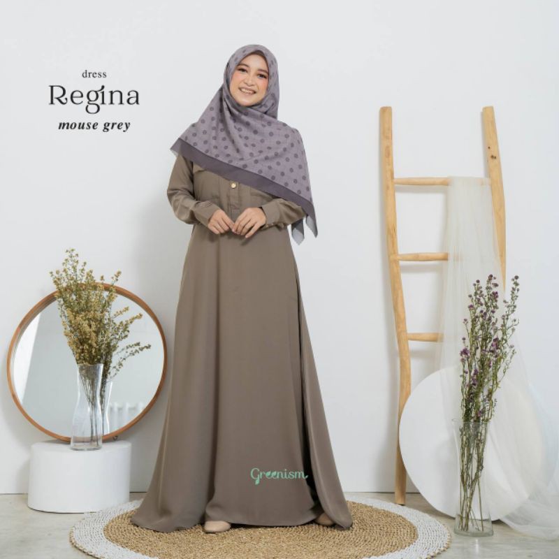 REGINA DRESS GREENISM (GAMIS ONLY)