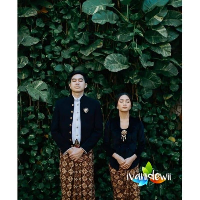 Set Baju prewedding Lengkap (Motif cakarayam)