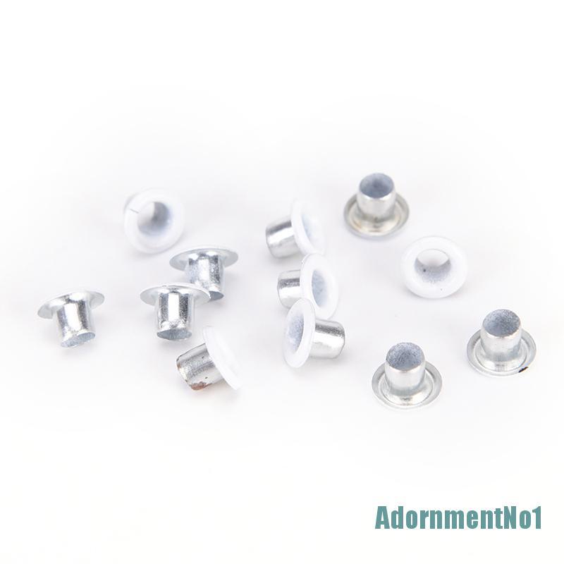 [AdornmentNo1]100pcs 3mm Scrapbook Eyelet Random Mixed Color Metal eyelets For DIY clothes New