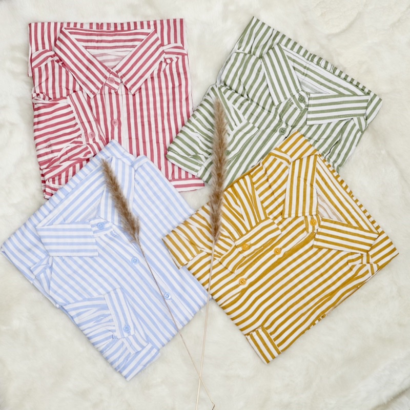 KEMEJA GRETA STRIPE