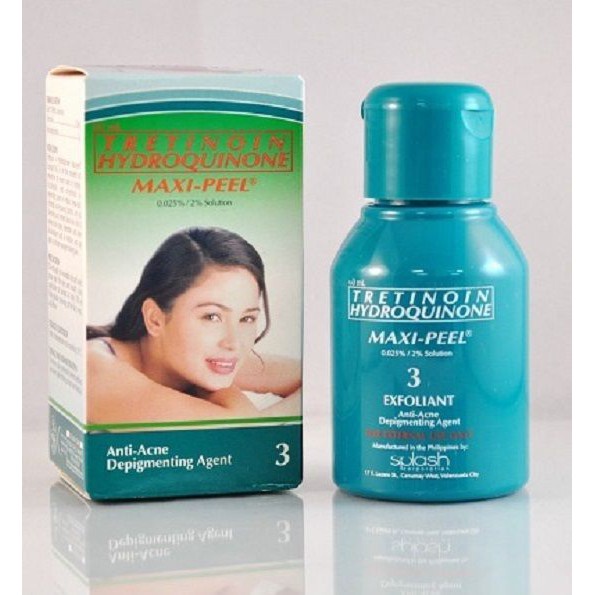 Maxipeel Tretinoin Hidroquinone Toner Anti Acne Maxi Peel