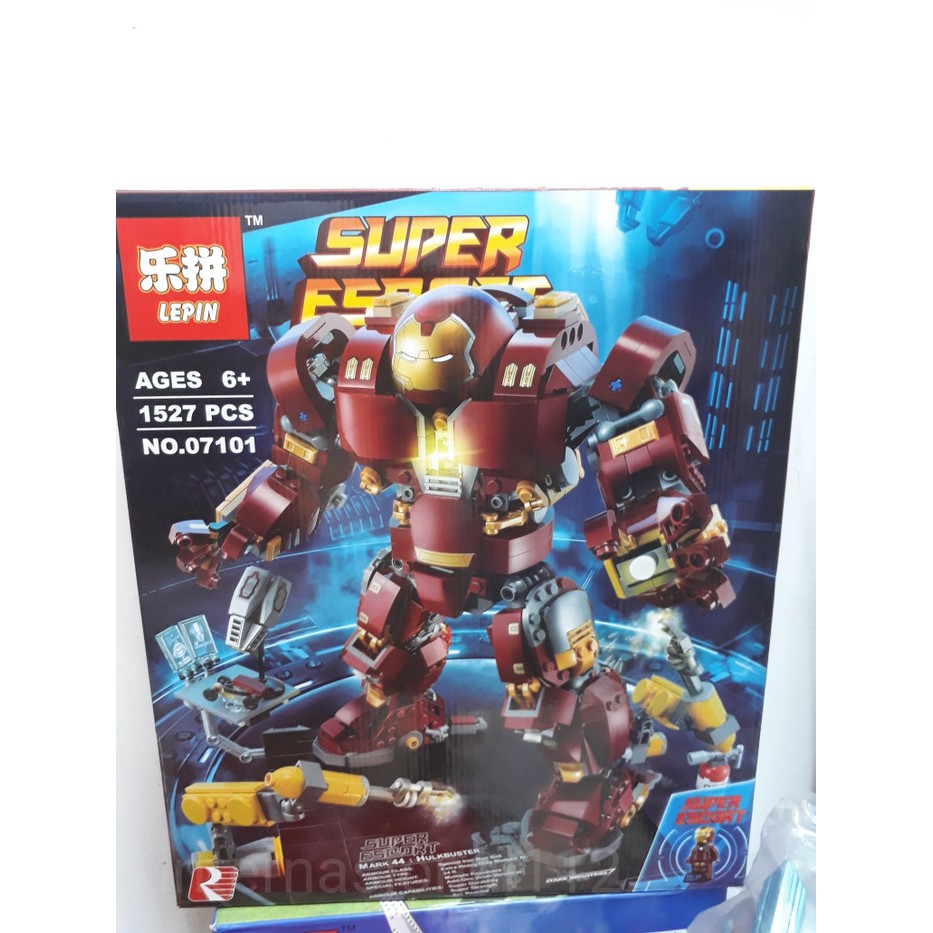 ITN - Lepin 07101 hulk buster super heroes