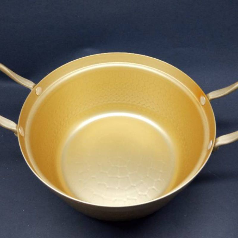 panci ramyeon korea 18cm/panci ramen korea/panci cantik/panci unik/panci emas