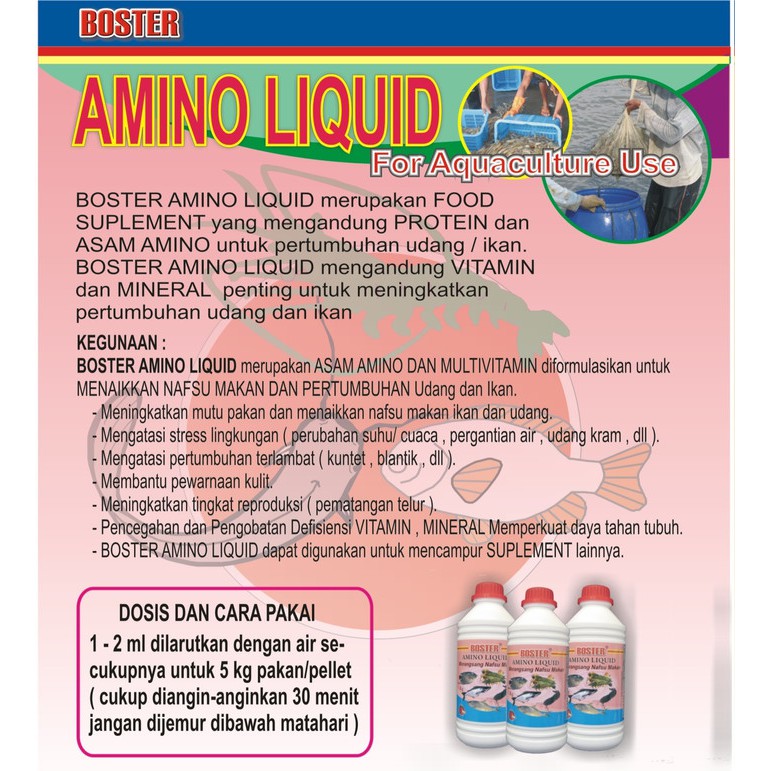 OBAT IKAN BOSTER AMINO LIQUID