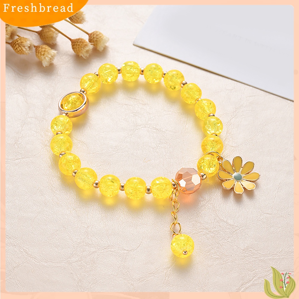 Terlaris Bracelet Faux Crystal Exquisite Women Attractive Sunflower Bracelet for Gift