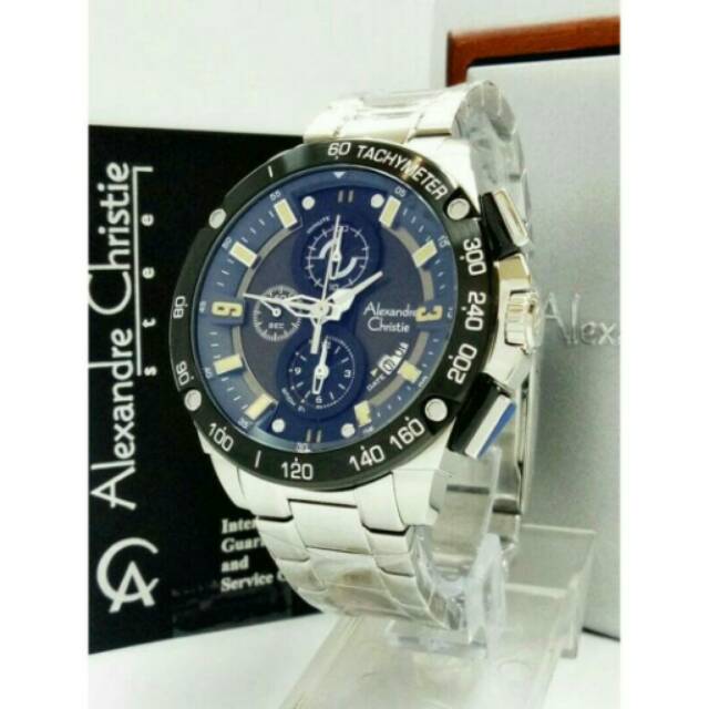 Alexandre christie 6463 AC6463 silver black