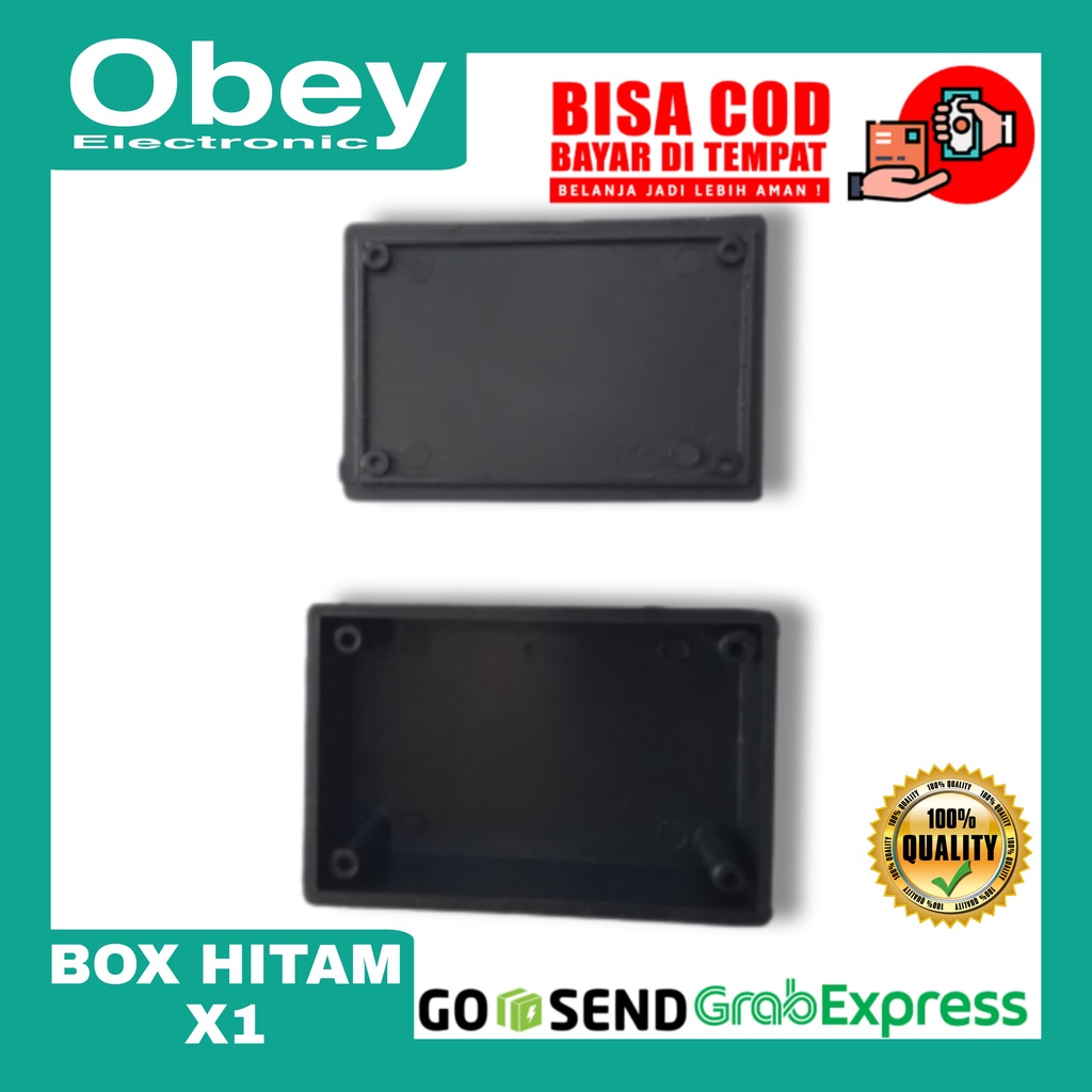 box kotak kecil hitam PxL 7,5x5 (box hitam x1)