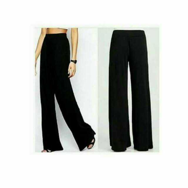 Celana Kulot Panjang Wanita Spandex Standar &amp; Jumbo BB 40 - 100kg