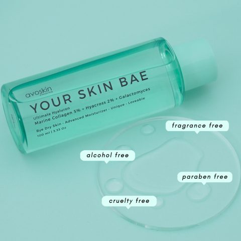 AVOSKIN Your Skin Bae YSB Serum 30ml Toner 100ml (Niacinamide, Salicylic Acid, Alpha Arbutin, Hyaluronic, Marine Collagen, Azeclair, Lactic Acid, Vitamin C, Panthenol Mugwort, Hyacross, Ceramide, Kojic, Tranexamic, Mandelic, Spirulina, Tea Tree)