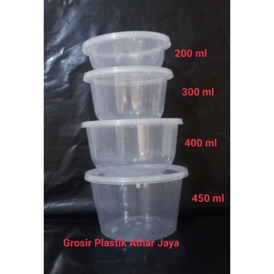 Jual Kotak Makan Plastik Thinwall Victory Food Container Bulat Uk