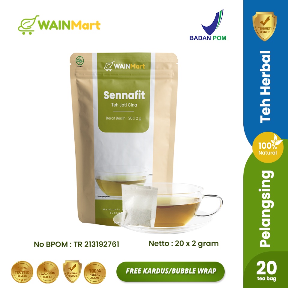 PAKET HEMAT DIET!!! (2 pcs Sennafit + 1 pcs Asam Gelugur)