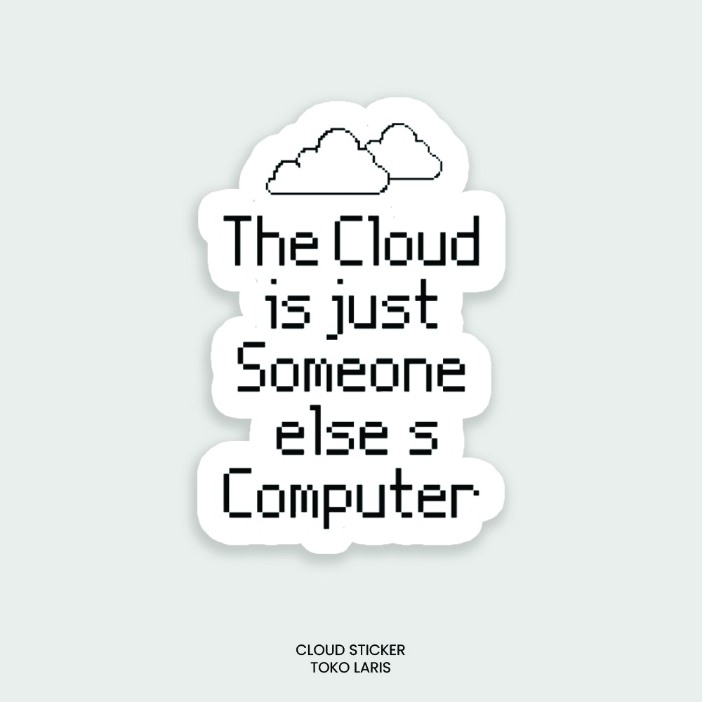 Sticker CLOUD Untuk Sticker Laptop, Tumblr, Helm, Case