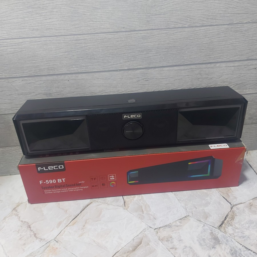 Speaker Multimedia Fleco USB Micro Sd- Speaker Soundbar Komputer Fleco