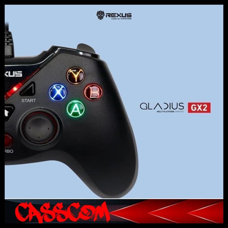 Jual (TERBARU) JOYSTICK REXUS GLADIUS GX2 PRO GAMING GAMEPAD SD34