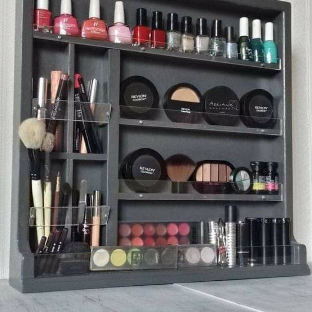 Rak kosmetik dinding / rak kosmetik minimalis