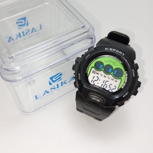 TERMURAH !! Jam Tangan Digital Lasika Type 8139 UNISEX Water Resist Free Box