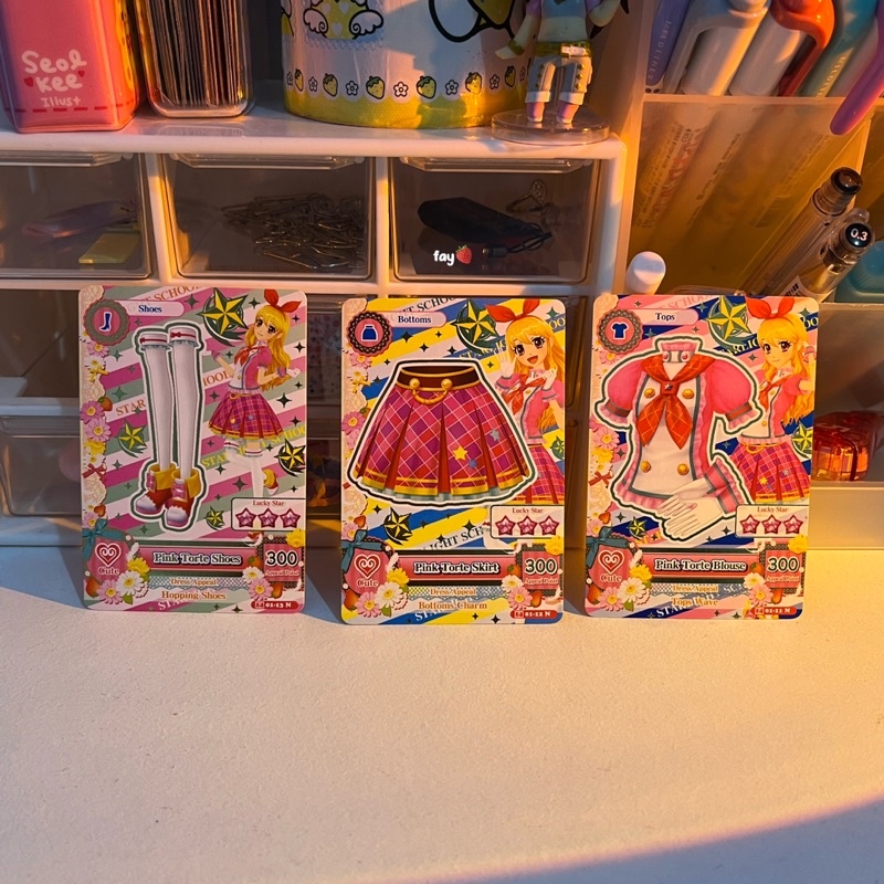 Aikatsu card, Ichigo Pink Torte set