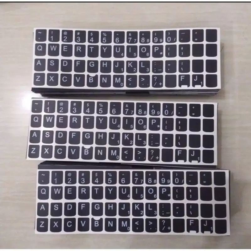 Sticker PC Tulisan Keyboard Laptop Stiker keyboard Laptop