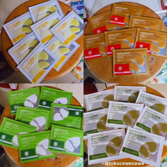 MASKER KANTUNG MATA / IMAGES EYE PATCH EYE MASK / MASKER MATA COLLAGEN