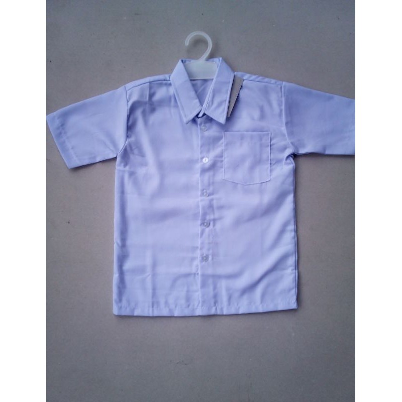Seragam SD SMP SMA,kemeja pendek putih polos,kemeja pendek SD SMP SMA,kemeja pendek kerja