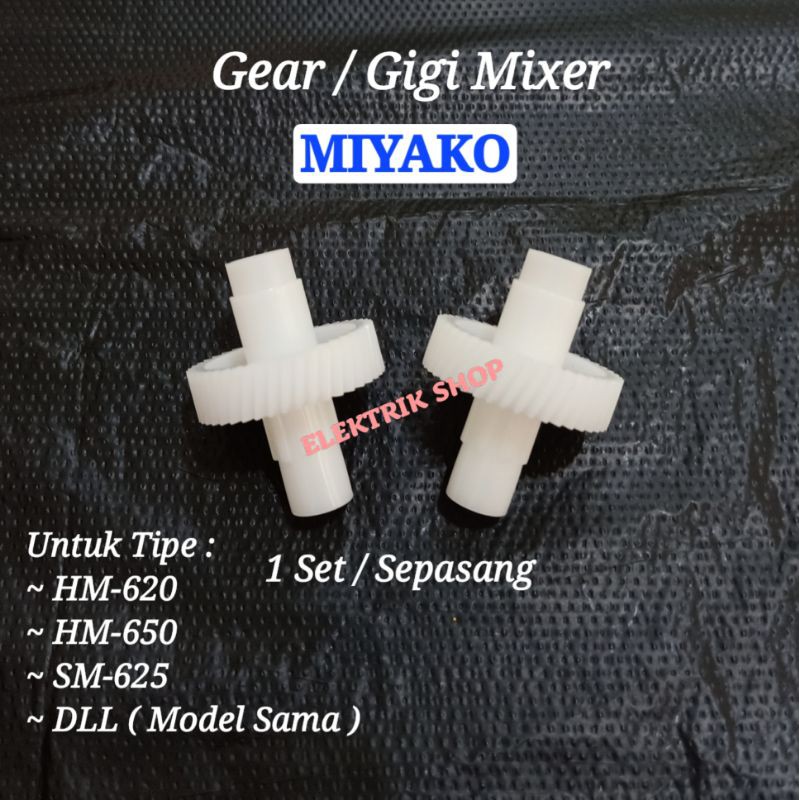 GEAR MIXER MIYAKO ORIGINAL / GIGI MIXER MIYAKO 1 SET/SEPASANG TIPE HM620 HM650 SM625