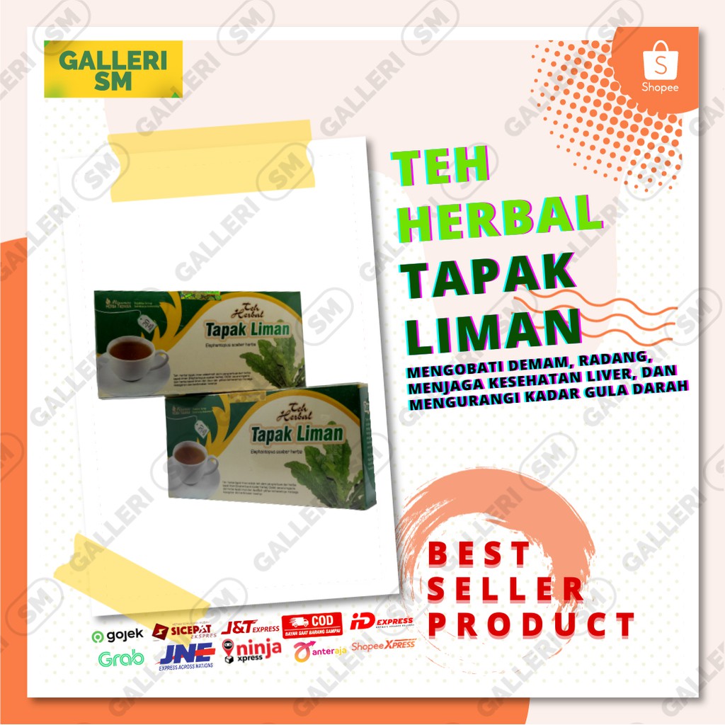 

Teh Celup TAPAK LIMAH Herbal Anti Radang dan Demam