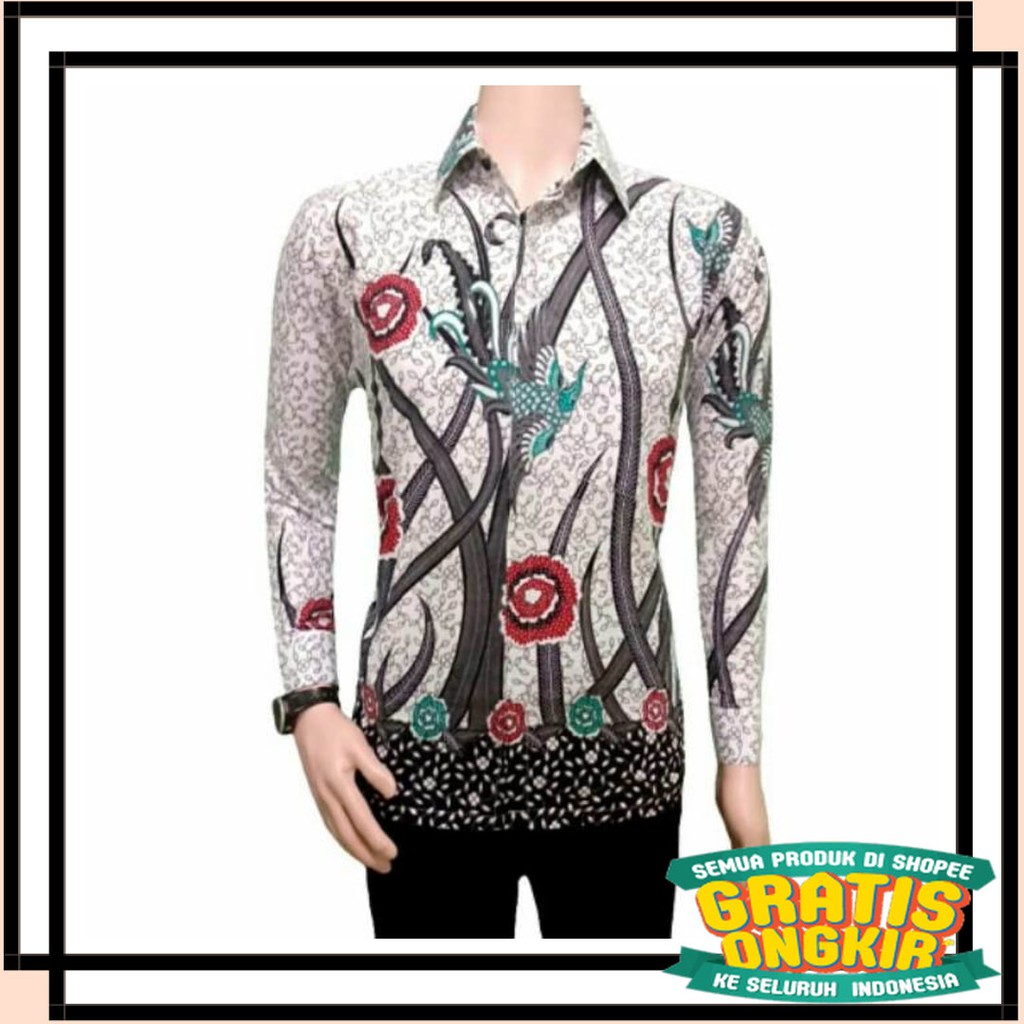 MOTIF TERBARU MODEL KOREA BATIK KEKINIAN SEMARANG / kemeja batik