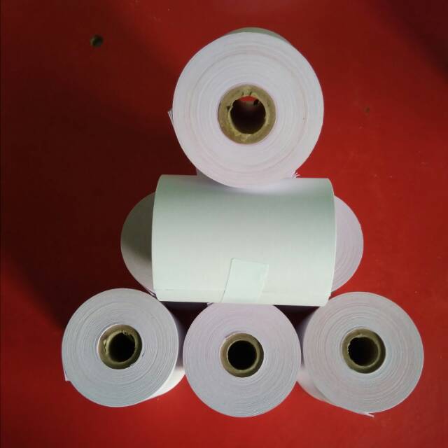 

Kertas kasir ncr 2 ply uk 75x60 mm.