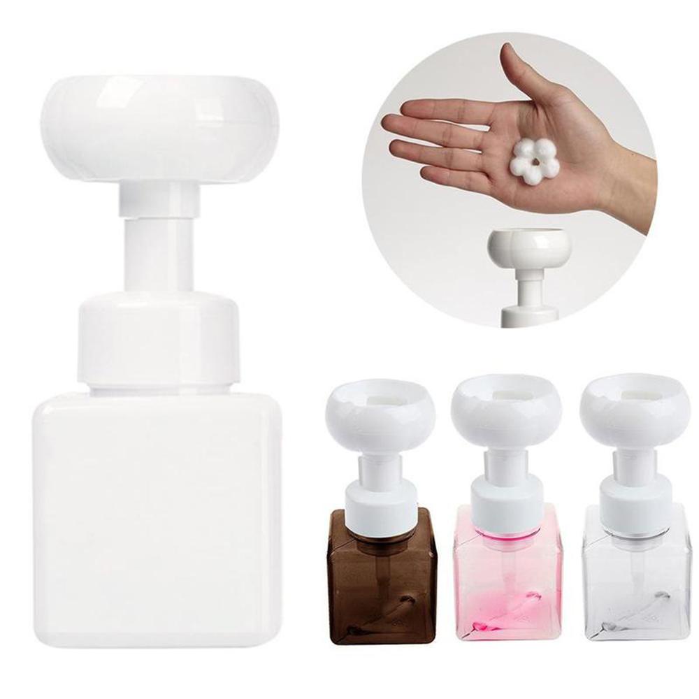 Agustinina Flower Foam Bottle Multiwarna Refillable Bottle Shampoo Foaming Lotions Dispenser Sabun