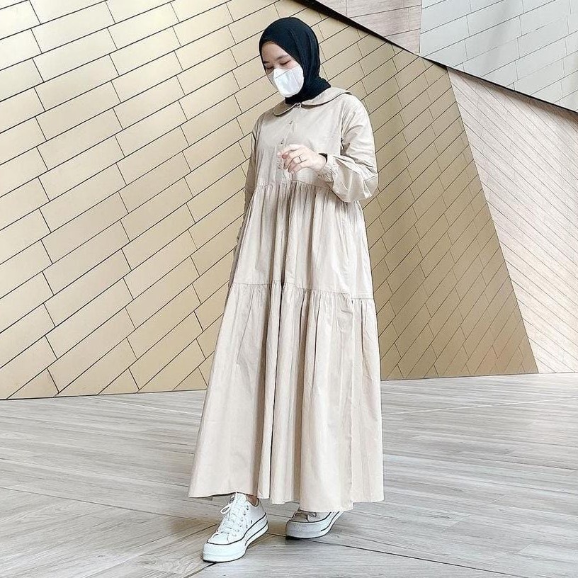 BEFAST - ZFS OOTD Dress ASENA / MAXI MONILA / Dress Maxi Jumbo / Dress Wanita Muslimah / Dress Jumbo / Maxy / OOTD Wanita Kondangan / Dress Remaja Keluaran Terbaru